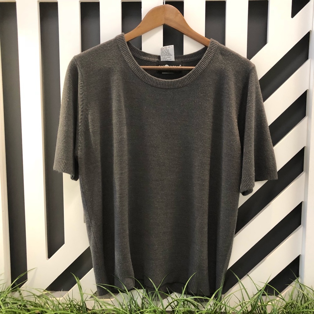 SAG Harbor Knit Short Sleeve Top